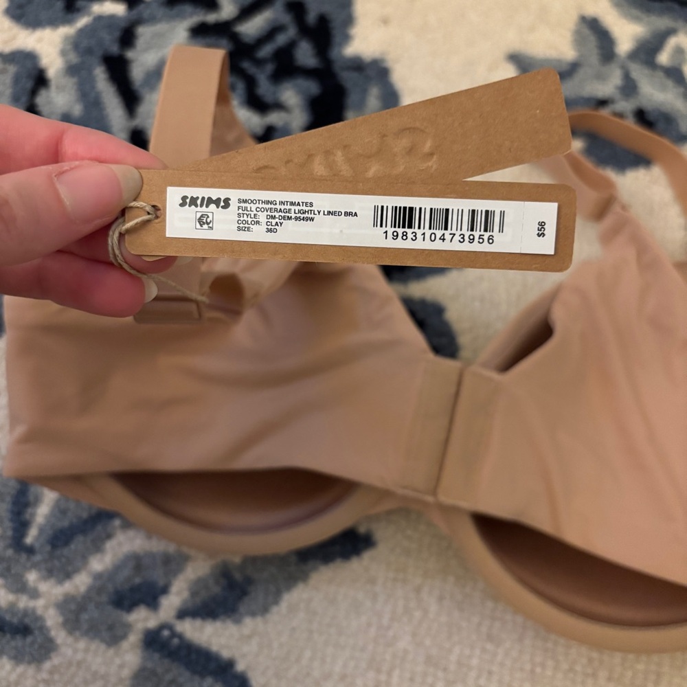 NWT SKIMS Smoothing Intimates Full Coverage Bra in Clay 36D - Picture 4 of 4